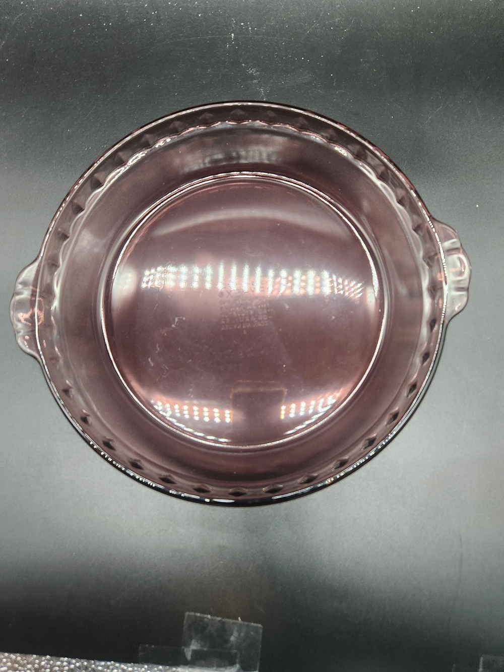 Vintage Pyrex Amethyst Purple Glass Pie Dish #229
